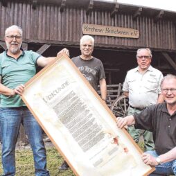 Übergabe Urkunde Molzbergbad